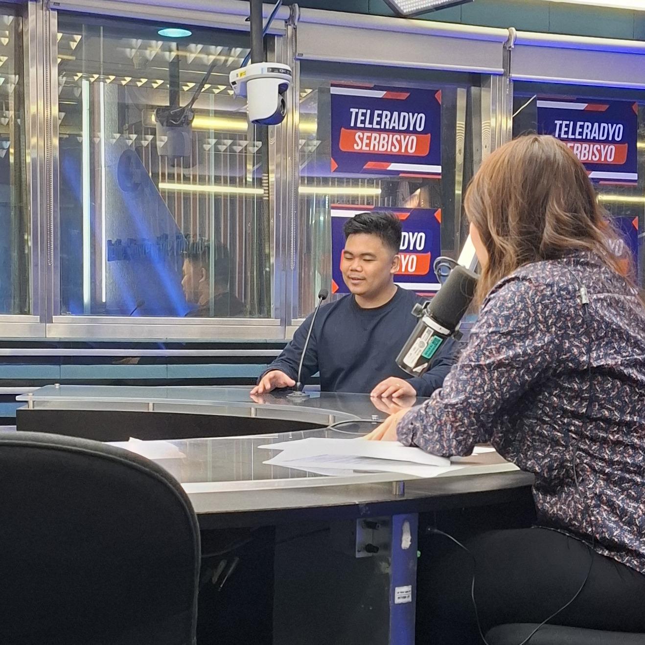 Jonas with @ Teleradyo Serbisyo Share Ko Lang Segment